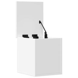 Berkfield Home Storage Box White 30x35x35 cm Engineered Wood - Size: 30 x 35 x 35 cm - thumbnail 5