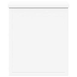 Berkfield Home Storage Box White 30x35x35 cm Engineered Wood - Size: 30 x 35 x 35 cm - thumbnail 4