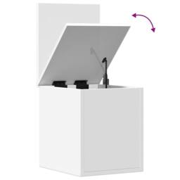 Berkfield Home Storage Box White 30x35x35 cm Engineered Wood - Size: 30 x 35 x 35 cm - thumbnail 6
