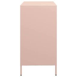 Berkfield Home Sideboard Pink 68x39x73.5 cm Cold-rolled Steel - thumbnail 6