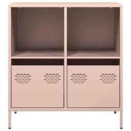 Berkfield Home Sideboard Pink 68x39x73.5 cm Cold-rolled Steel - thumbnail 4