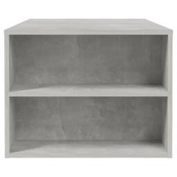 Berkfield Home Decorative Coffee Table Concrete Grey 102x55x42 cm Engineered Wood - Size: 102 x 55 x 42 cm - thumbnail 7