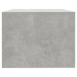 Berkfield Home Decorative Coffee Table Concrete Grey 102x55x42 cm Engineered Wood - Size: 102 x 55 x 42 cm - thumbnail 8