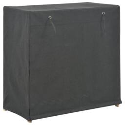 Berkfield Home Shoe Cabinet with Cover Grey 79x40x80 cm Fabric - Size: 79 x 40 x 80 cm - thumbnail 1