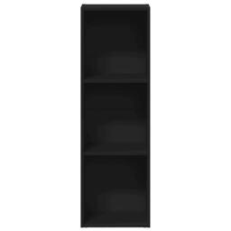 Berkfield Home Classic Book Cabinet/TV Cabinet Black 36x30x114 cm Engineered Wood - Size: 36 x 30 x 114 cm - thumbnail 8