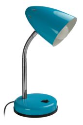 Orsina Red Table Lamp for Work Desk, Desk Lamp with Conical Lamp Head, Long Lasting Iron Bedside Lamp in Blue - thumbnail 2