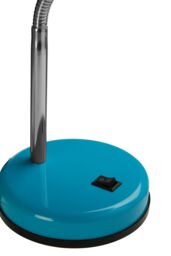 Orsina Red Table Lamp for Work Desk, Desk Lamp with Conical Lamp Head, Long Lasting Iron Bedside Lamp in Blue - thumbnail 5