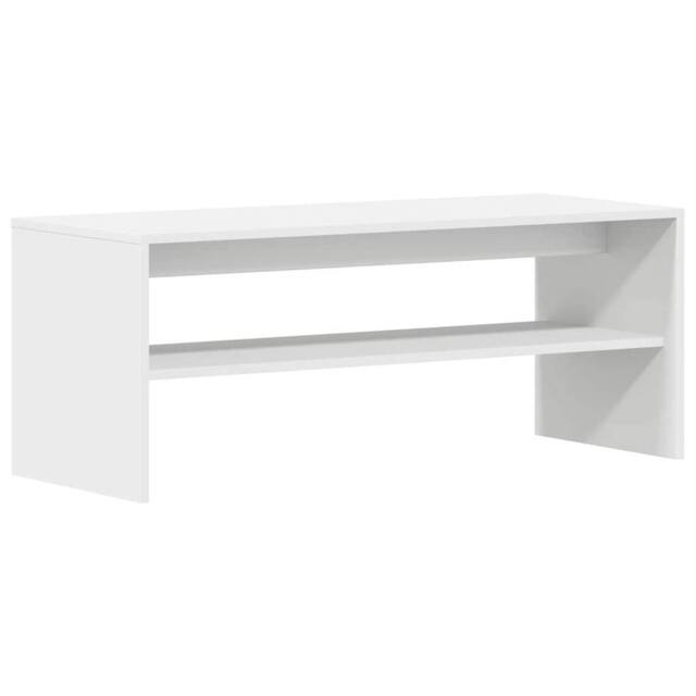 Berkfield Home TV Cabinet White 100x40x40 cm Engineered Wood - Size: 100 x 40 x 40 cm - image 1