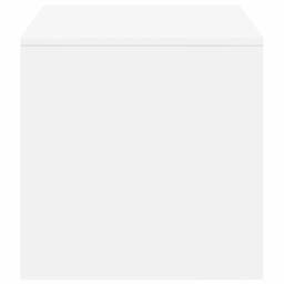 Berkfield Home TV Cabinet White 100x40x40 cm Engineered Wood - Size: 100 x 40 x 40 cm - thumbnail 6