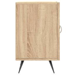 Berkfield Home TV Cabinet Sonoma Oak 150x30x50 cm Engineered Wood in Light Tan - Size: 150 x 30 x 50 cm - thumbnail 7