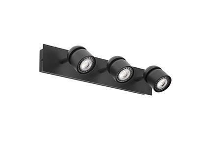Netlighting Coco Triple Spotlight Wall Lamp Black 3x GU10 - image 1