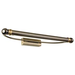 Netlighting LED Picture Wall Light Antique Brass in Gold