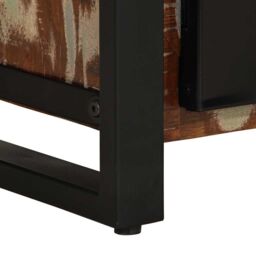 Berkfield Home Bedside Cabinet Multicolour 40x30x50 cm Solid Wood Reclaimed - Size: 40 x 30 x 50 cm - thumbnail 9