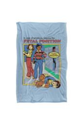 Steven Rhodes Assume The Fetal Position Silky Super Soft Throw Blanket - Size: Large - thumbnail 1