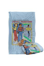 Steven Rhodes Assume The Fetal Position Silky Super Soft Throw Blanket - Size: Large - thumbnail 2