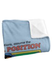 Steven Rhodes Assume The Fetal Position Silky Super Soft Throw Blanket - Size: Large - thumbnail 4