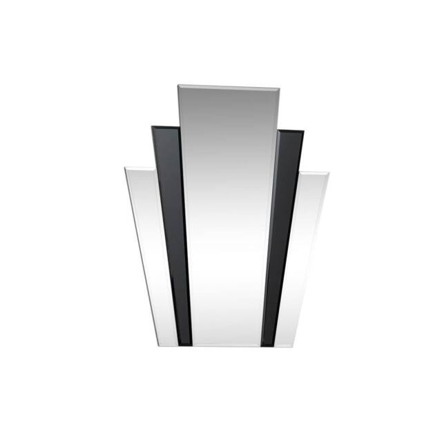Melody Maison Art Deco Fan Wall Mirror - 50cm X 40cm in Clear - Size: 50 cm X 40 cm - image 1
