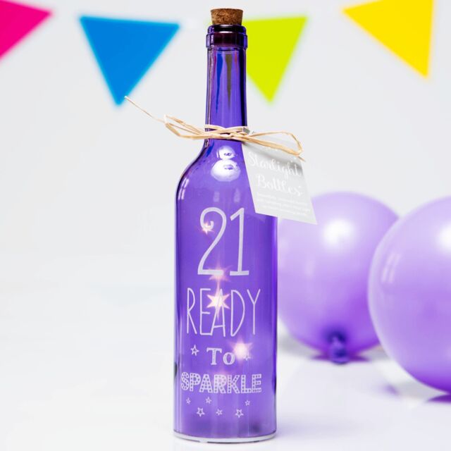 Boxer Gifts Women's 21st Birthday' Starlight Bottle Gift - image 1