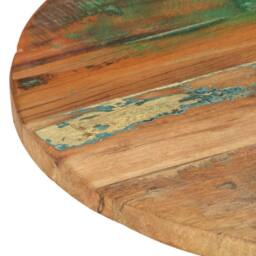 Berkfield Home Side Table 48x48x56 cm Solid Reclaimed Wood in Brown - Size: 48 x 48 x 56 cm - thumbnail 4