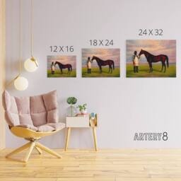 "Artery8 After Henry Stull Bonnie Scotland Canvas Wall Art Print - Size: W24"" x H32""" - thumbnail 4
