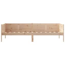 Berkfield Home Day Bed Solid Wood Pine 80x200 cm in Light Tan - thumbnail 5