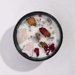KDMD Hop Hare Crystal Magic Flower Candle - The Lovers in Pink - thumbnail 3