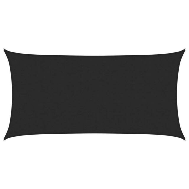 Berkfield Home Sunshade Sail 160 g/m ² Black 2.5x4.5 m HDPE - image 1