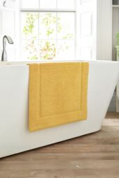 Deyongs Quik Dri Bath Mat 50x80cm - 100% Cotton, 1500gsm Quick Drying & Absorbent Bathroom Mat - 1846 in Gold - thumbnail 1