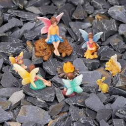 Globrite 9pc Weatherproof Polyresin Fairy Garden Ornaments - Hand-Painted - thumbnail 8