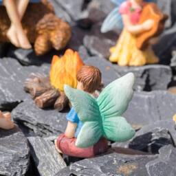 Globrite 9pc Weatherproof Polyresin Fairy Garden Ornaments - Hand-Painted - thumbnail 6