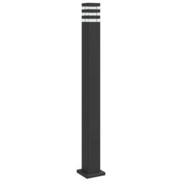 Berkfield Home Outdoor Floor Lamp Black 110 cm Aluminium - thumbnail 3