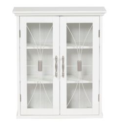"Teamson Home Delaney 20.5"" x 24"" Removable Wall Cabinet, White"
