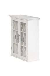 "Teamson Home Delaney 20.5"" x 24"" Removable Wall Cabinet, White" - thumbnail 5