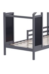 Living and Home 197x97x168cm Grey Blackboard Pine Bed - Size: 197 x 97 x 168 cm - thumbnail 8
