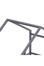 Living and Home 197x97x168cm Grey Blackboard Pine Bed - Size: 197 x 97 x 168 cm - thumbnail 7
