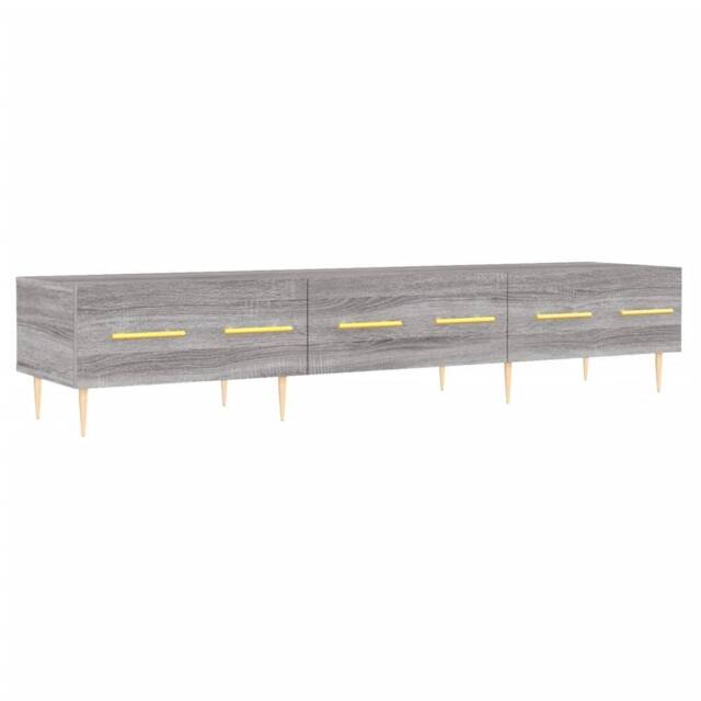 Berkfield Home TV Cabinet Grey Sonoma 150x36x30 cm Engineered Wood - Size: 150 x 36 x 30 cm - image 1