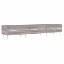 Berkfield Home TV Cabinet Grey Sonoma 150x36x30 cm Engineered Wood - Size: 150 x 36 x 30 cm - thumbnail 1