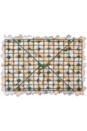 Neel Blue Hydrangea Artificial Flower Wall Panel for Wedding Decoration in Peach - thumbnail 3