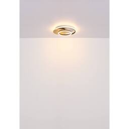 Netlighting Julio Integrated LED Semi Flush Ceiling Light Grey Matt 3x LED 3000K - thumbnail 5