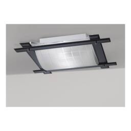 Netlighting Leo Flush Ceiling 3 Light Black Chrome Smoked Mirror - thumbnail 2
