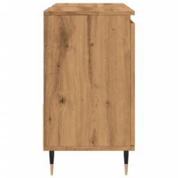 Berkfield Home Bathroom Cabinet Artisan Oak 65x33x60 cm Engineered Wood in Brown - Size: 65 x 33 x 60 cm - thumbnail 5