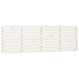 Berkfield Home Wall Headboard White 166x3x63 cm Solid Wood Pine - Size: 166 x 3 x 63 cm - thumbnail 3