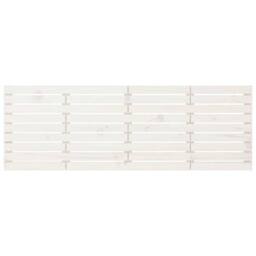 Berkfield Home Wall Headboard White 166x3x63 cm Solid Wood Pine - Size: 166 x 3 x 63 cm - thumbnail 4