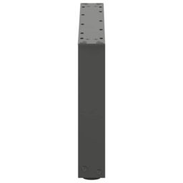 Berkfield Home Coffee Table Legs U-Shaped 2 pcs Anthracite 70x(30-31) cm Steel in Black - thumbnail 6