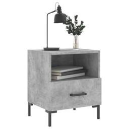 Berkfield Home Bedside Cabinets 2 pcs Concrete Grey 40x35x47.5 cm Engineered Wood - thumbnail 4