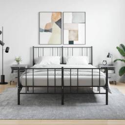 Berkfield Home Bedside Cabinets 2 pcs Concrete Grey 40x35x47.5 cm Engineered Wood - thumbnail 2