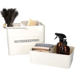 Living Nostalgia Antique Cream Housekeeping Box - thumbnail 9