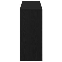 Berkfield Home Sideboard with Shelf Black oak 120 x 30 x 75 cm Engineered wood - thumbnail 5