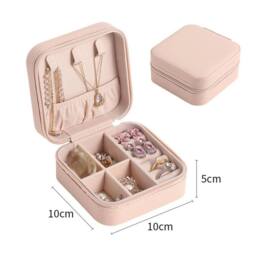 KORVIXA Pink Portable Jewellery Box Organizer - thumbnail 2