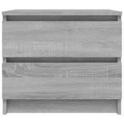 Berkfield Home Bed Cabinets 2 pcs Grey Sonoma 50x39x43.5 cm Engineered Wood - thumbnail 4